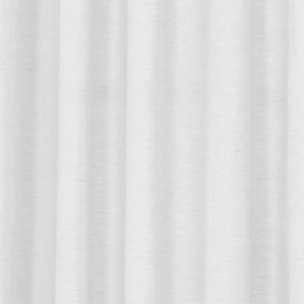 THRESHOLD NWT linen light filtering curtain panels -white -95”